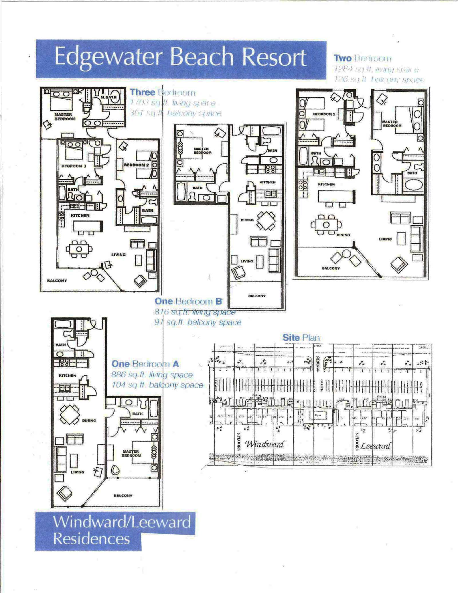 Edgewater Beach Resort Floorplans • Stay at the Beach Rentals, Panama